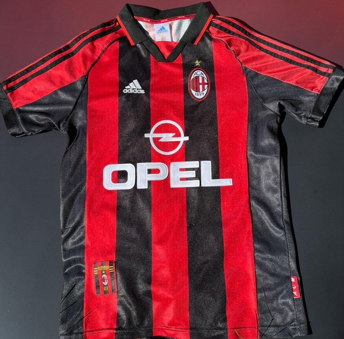 AC Milan Maldini 3 Opel Soccer Jersey